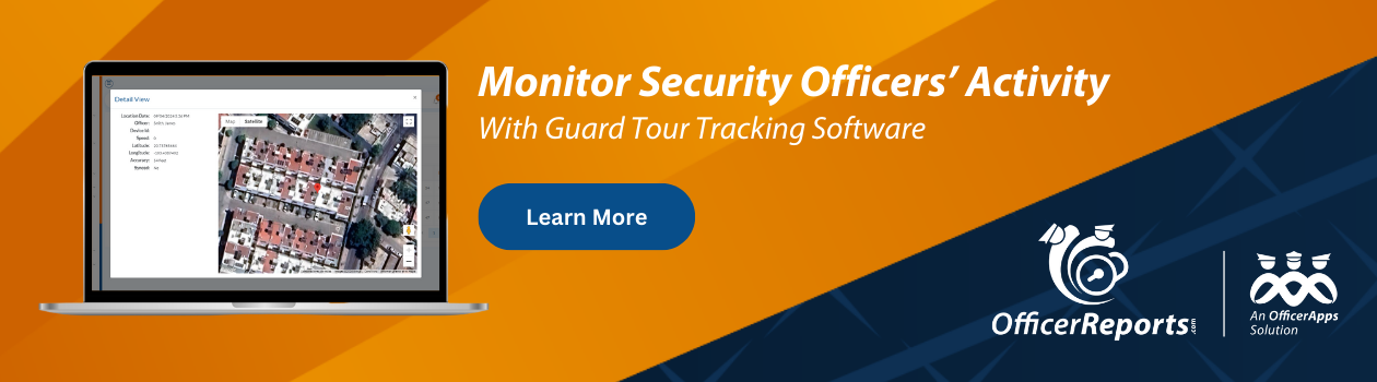 Security Guard tour tracking sofware