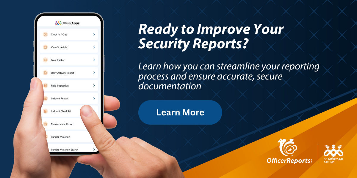 reporting seoftware security officers