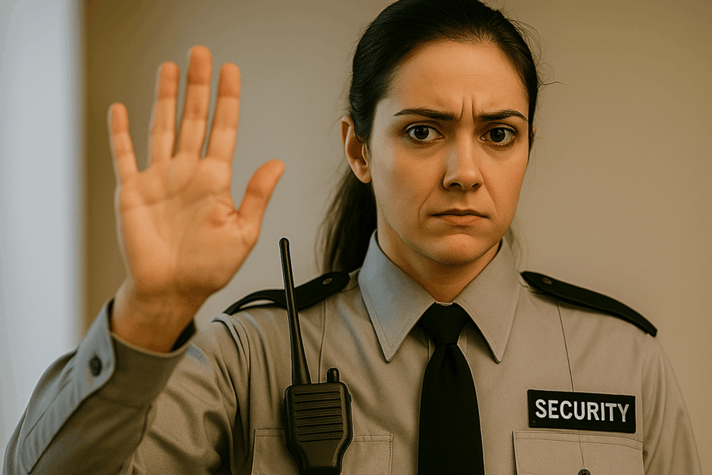 hr-policy-for-security-guard-company-stop-hand